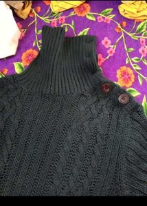 Classic Navy Cable Knit Sweater
