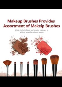 Glitter Makeup Brush Set