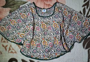 Floral Print Boho Top