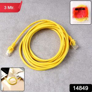 High-Speed Ethernet LAN Network Cable (3 Meter)