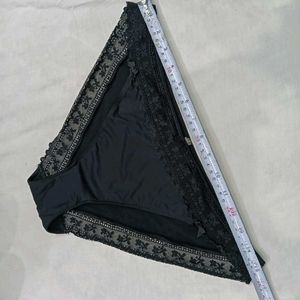 ❤️‍🔥 Black Lace Trim Briefs