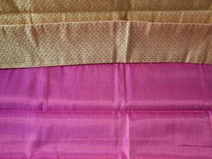 Lovely Fancy Silk Saree New With Attached Blouse