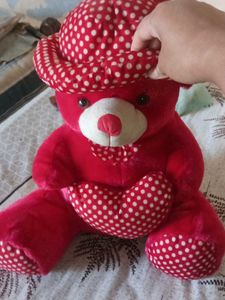 Red Polka Dot Teddy Bear
