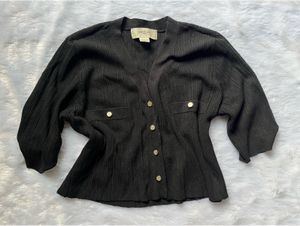 Cerruti Black Crop Top