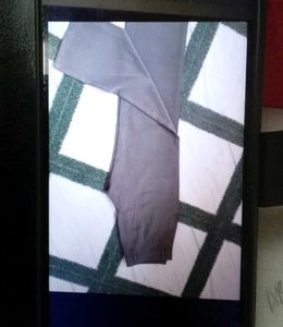 Gray Casual Pants