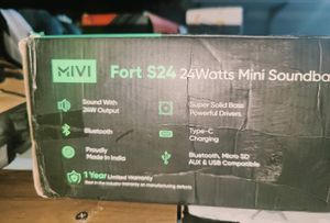 Mivi Fort S24 Watts Mini Soundbar . New With Tag.