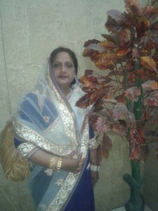 Elegant Blue Saree with Embroidered Dupatta