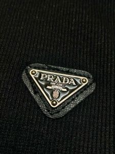🖤 PRADA Style Black Sleeveless T-Shirt 🖤