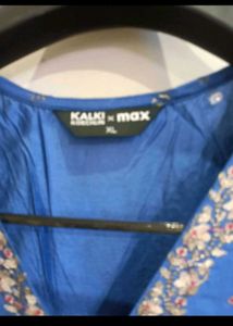 Beautiful Blue Embroidered Kurta