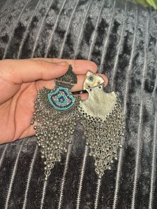 Boho Indian Jhumka Earrings