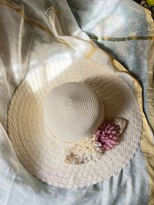 Floral Sun Hat From Thailand
