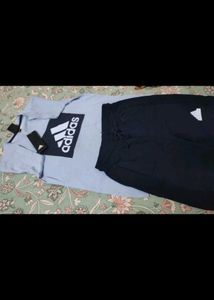 Adidas kids t shirt  Navy Shorts