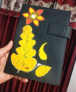 Hand-Painted Notebook Diary