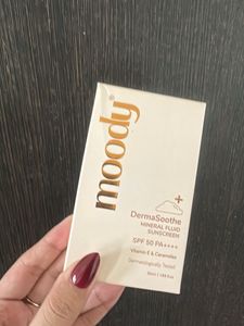Moody DermaSoothe Mineral Fluid Sunscreen SPF 50