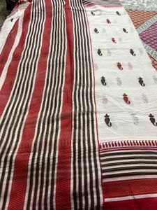 Used super soft pure cotton saree