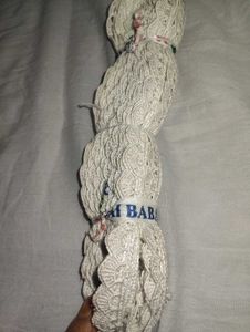 Cream Lace Trim Fabric Roll