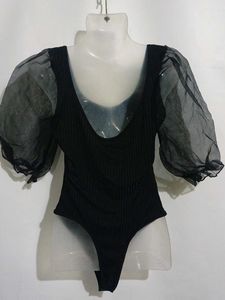 DAMN CUTE BLACK BODYSUIT