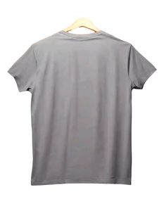 💥New Men's Premium Solid Cotton Grey T-shirt
