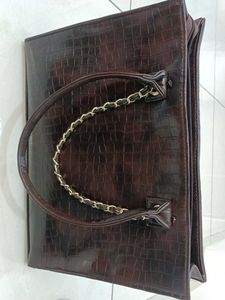 brown women Handbag