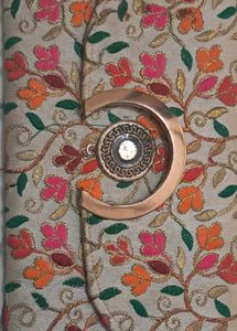 Embroidered Clutch Bag