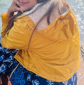 Mustard Cropped Jacket