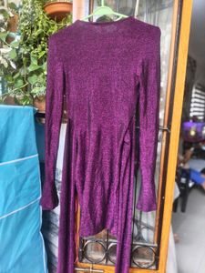 Chic Purple Party Dress- witchy/ Stevie Nicks vibe
