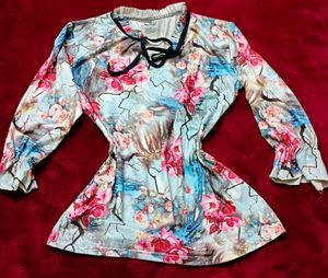 Flower Printed Tshirt