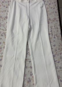 Classic White Trousers