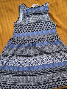 H&amp;M Printed Sleeveless Summer Dress