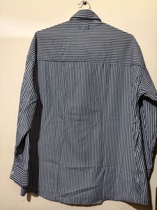 Men's Striped Button-Up Shirt