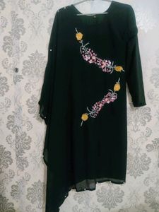 designer one sided kaftan kurti