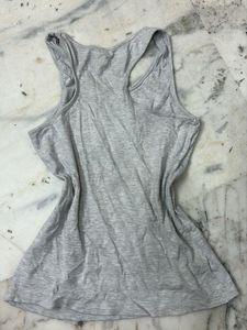 Soft Grey Racerback Tank Top