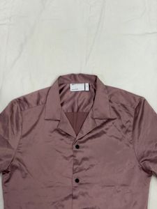 ASOS Satin Tuck-In Shirt
