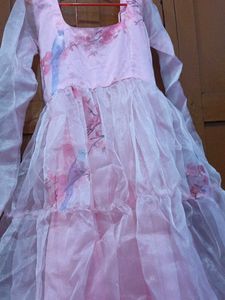 Beautiful Pink Ethnic Gown