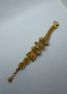 Elegant Gold Plated Maangtika 2 pieces