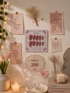 Elegant Rose Gold Press-On Nails