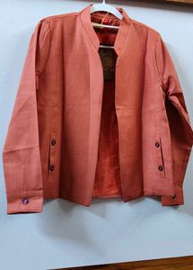 Elegant Terracotta Blazer Set