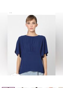 ONLY Casual Regular Sleeves SolidWomen Blue Top