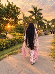 Floral Print Kurta Set with Dupatta