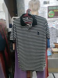 Striped Polo T-Shirt