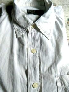 Classic White Button-Down Shirt