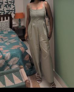 Jumpsuit- Sage green Wide-Leg Jumpsuit