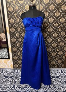 Stunning Royal Blue Strapless Dress