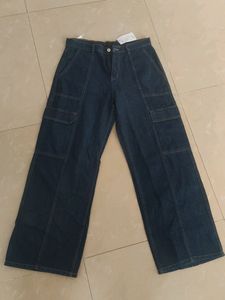 Street 9 Women Blue Wide Leg High Rise Pure Jeans