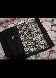 one day offer Embroidered Saree blouse peice