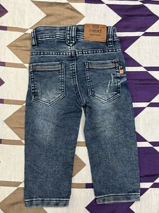 Next.82 Boys' Distressed Dark Wash Jeans