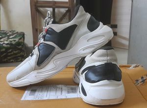 Chunky White Sneakers