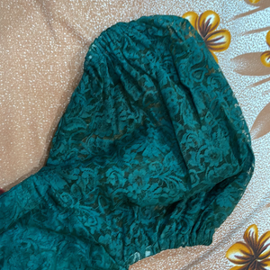 dark green crop top tailor made saleee sunday