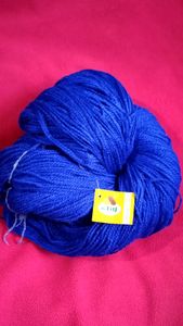 Royal Blue colour yarn