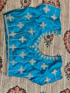 Stunning Embellished Teal Lehenga Skirt